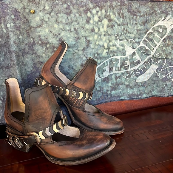 Freebird by Steven Shoes - Freebird Blade Distressed Booties